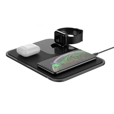 Smart Watch Desktop Multifunctional iPhone Charger Pad 10W Qi Wireless Charging