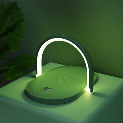 15W Qi Multifunctional Fast Wireless Charger Night Lamp For iPhone 12 12Pro Mobile Phone Holder Night Light Pad Charging Wireless Stand