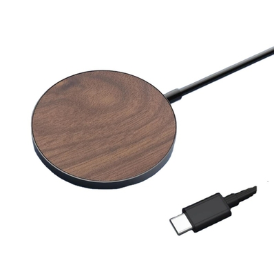 2021 Custom Magnetic Wireless Wooden Charger New 15W Mobile Phone Gift Items