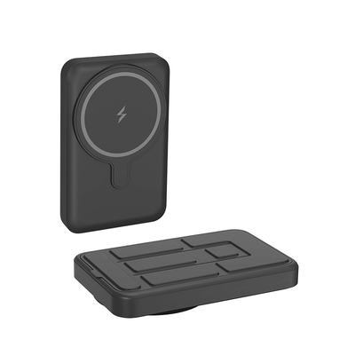 Wireless Charger Phone Back Holder 5000mah For iPhone Battery Pack Powerbank 15W Portable Magnetic Wireless Power Bank