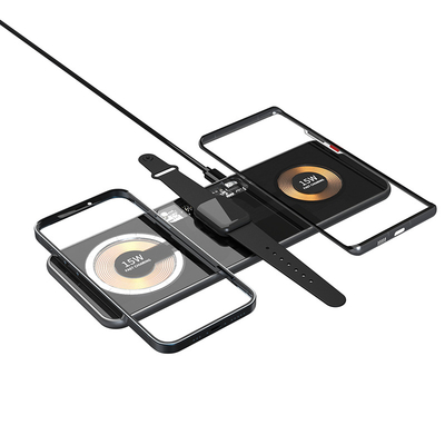 Mobile Phone Wholesale 15 W Extremely Thin Qi Wireless Charger Pad For Iphone And Watch Earphone
