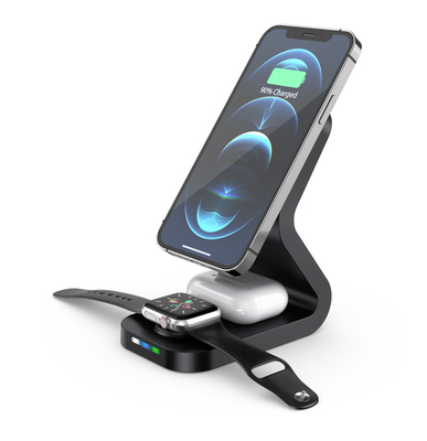 Magnetic Charger 3 In One 1 Multifunctional Wireless Charger Dock Station 10W Phone Mount Wireless Charger