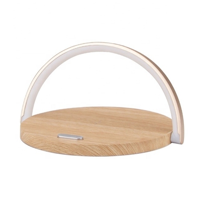 SUNLINE 10w Speaker LED Night Light Foldable Wireless LED Charger Ring Light Lamp Wireless Charger Desk Light