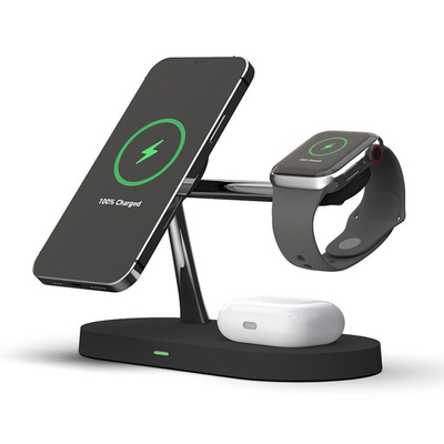Smart Watch for Magsafe Charger Stand 15W USB C Wireless Charger LED Light for iPhone 12 for iwatch for Airpods